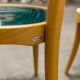 set of 4 chairs bistro Baumann model "Pollen café" design Pagnon / Pelhaître 1997