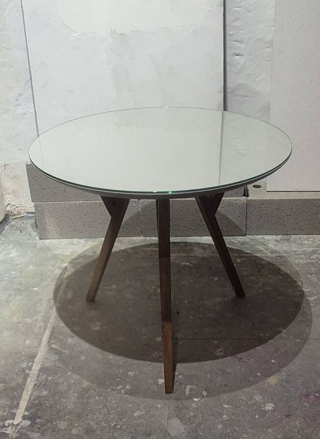 Vintage round table, Italy, circa 1970.