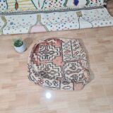 Handmade bohemian berber pouf 60 x 60 x 25