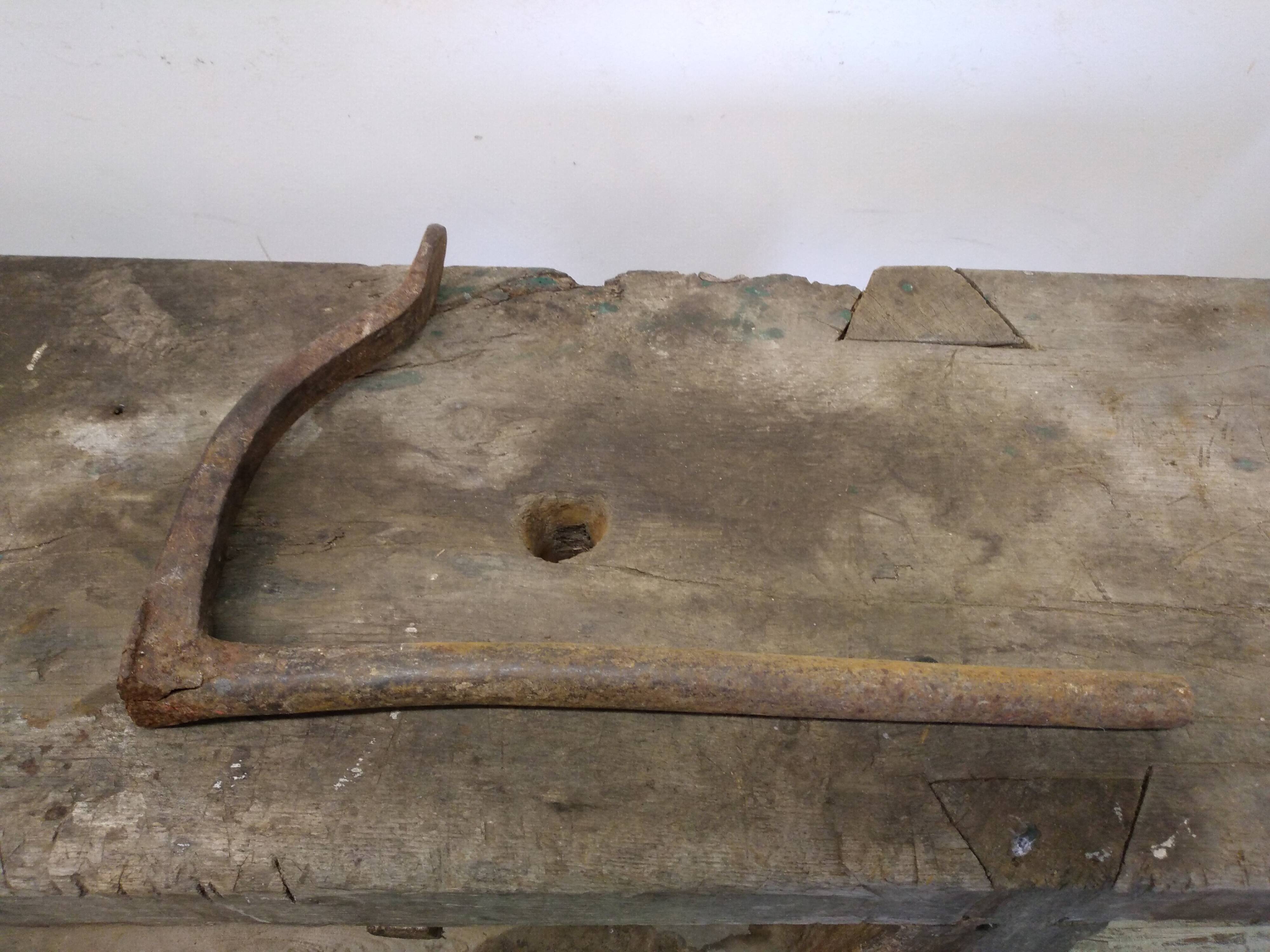 Old carpenter's workbench