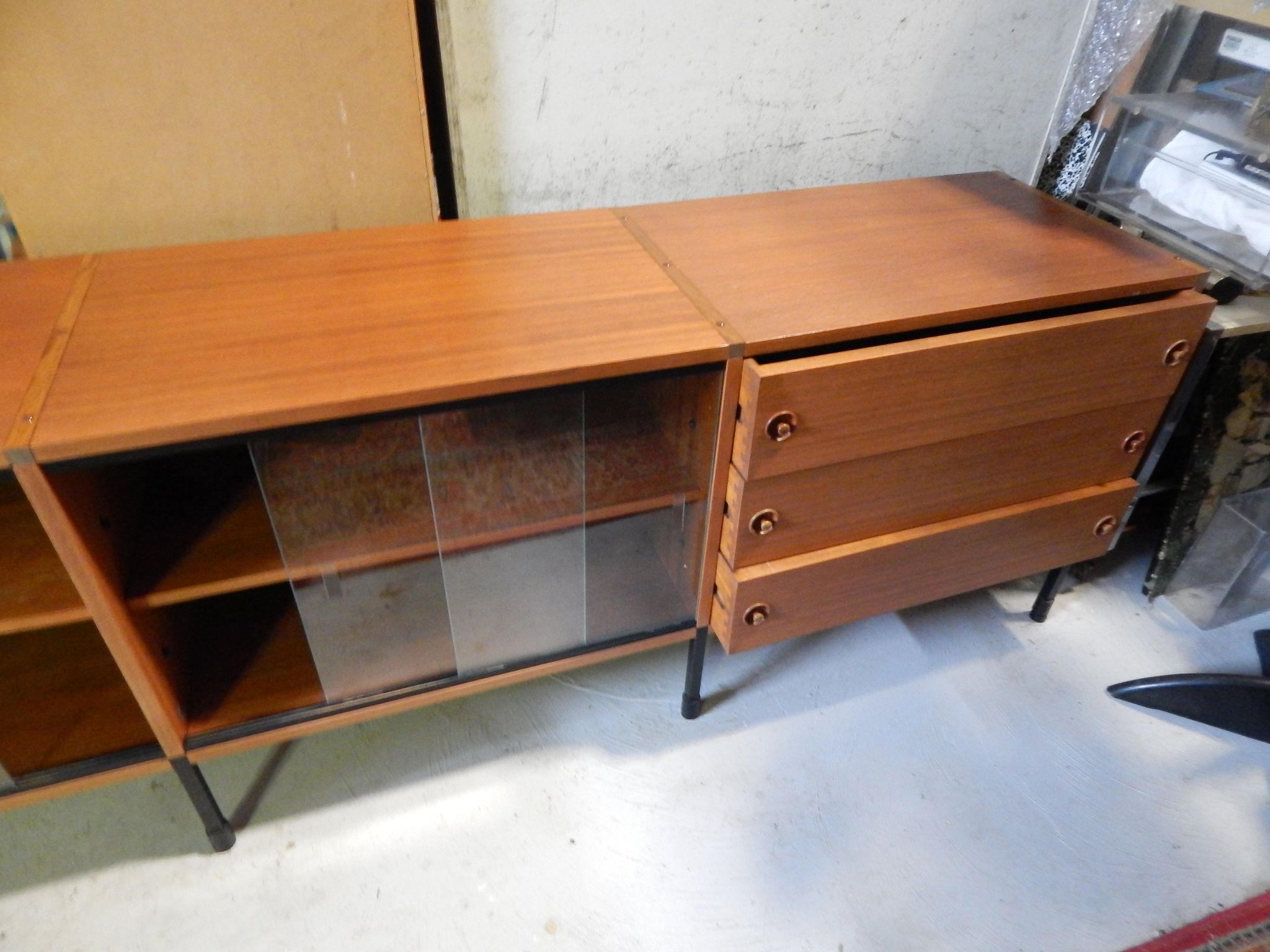 vintage enfilade by ARP minvielle design Guariche-Motte-Mortier year 50