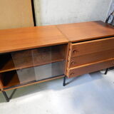 vintage enfilade by ARP minvielle design Guariche-Motte-Mortier year 50