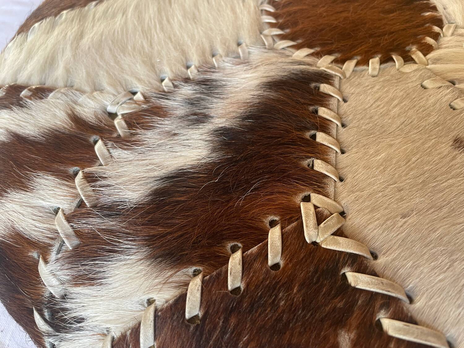 Goatskin floor cushion 1970