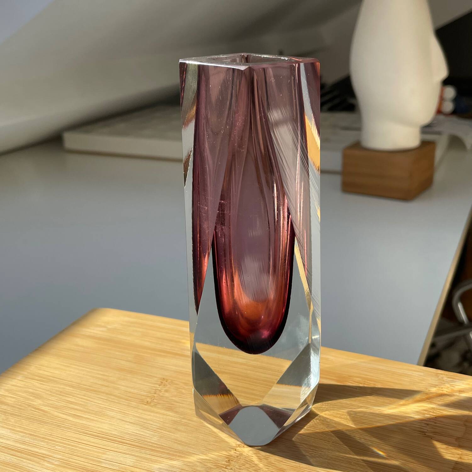 Vase Sommerso Seguso Murano