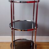 Art deco rolling drink/side table
