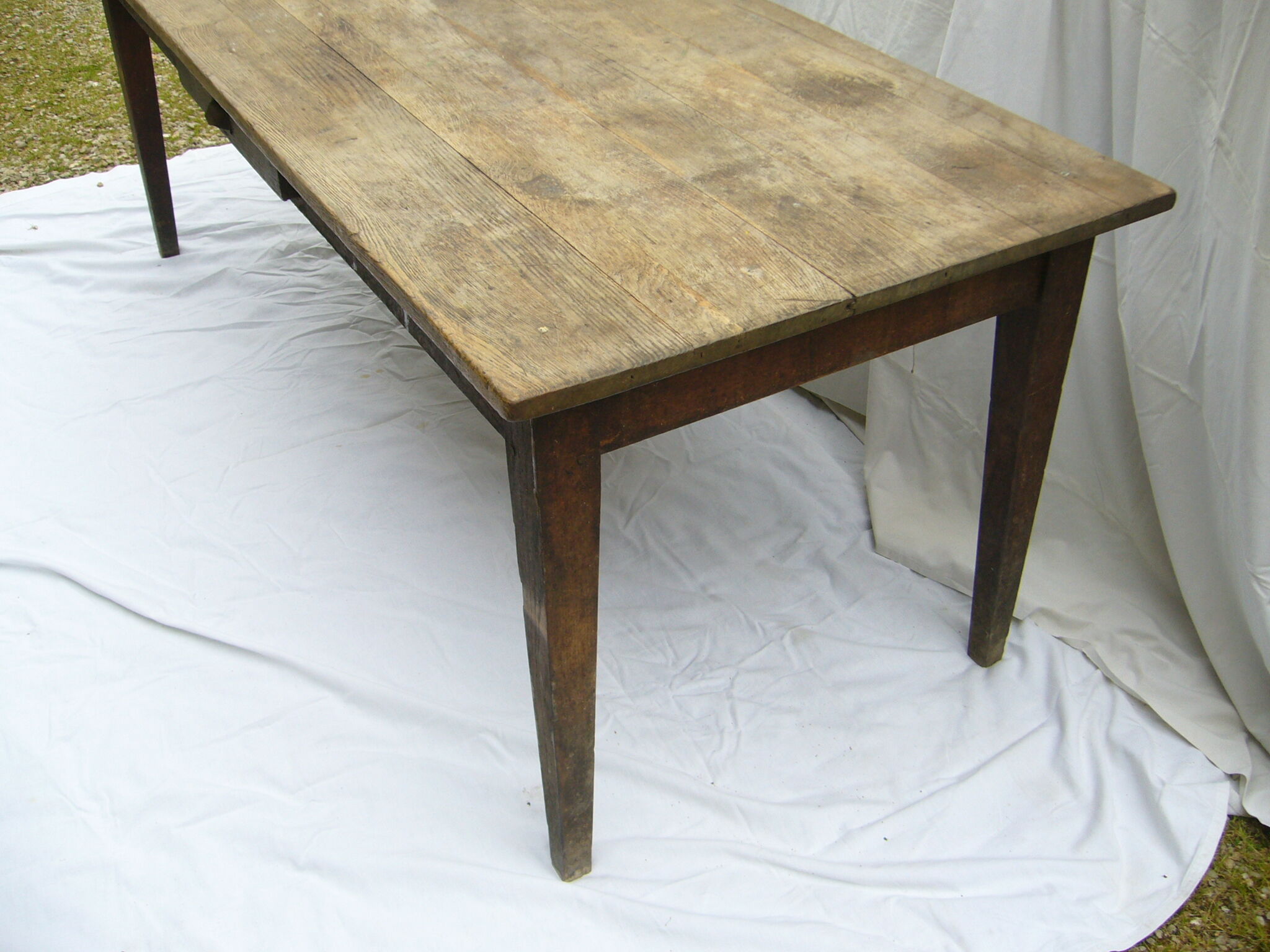 old farm table