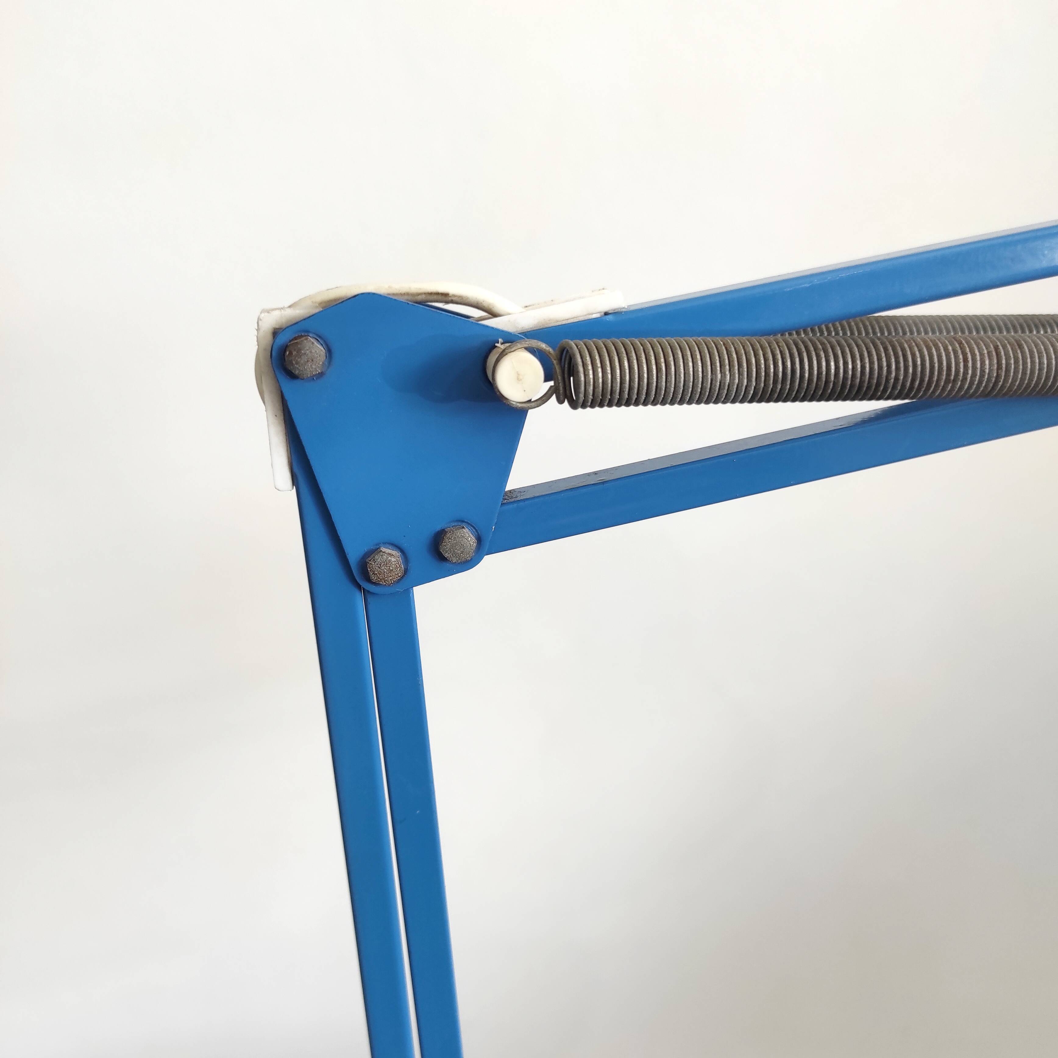 Blue twist lamp, 1980