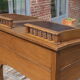 Oak writing desk