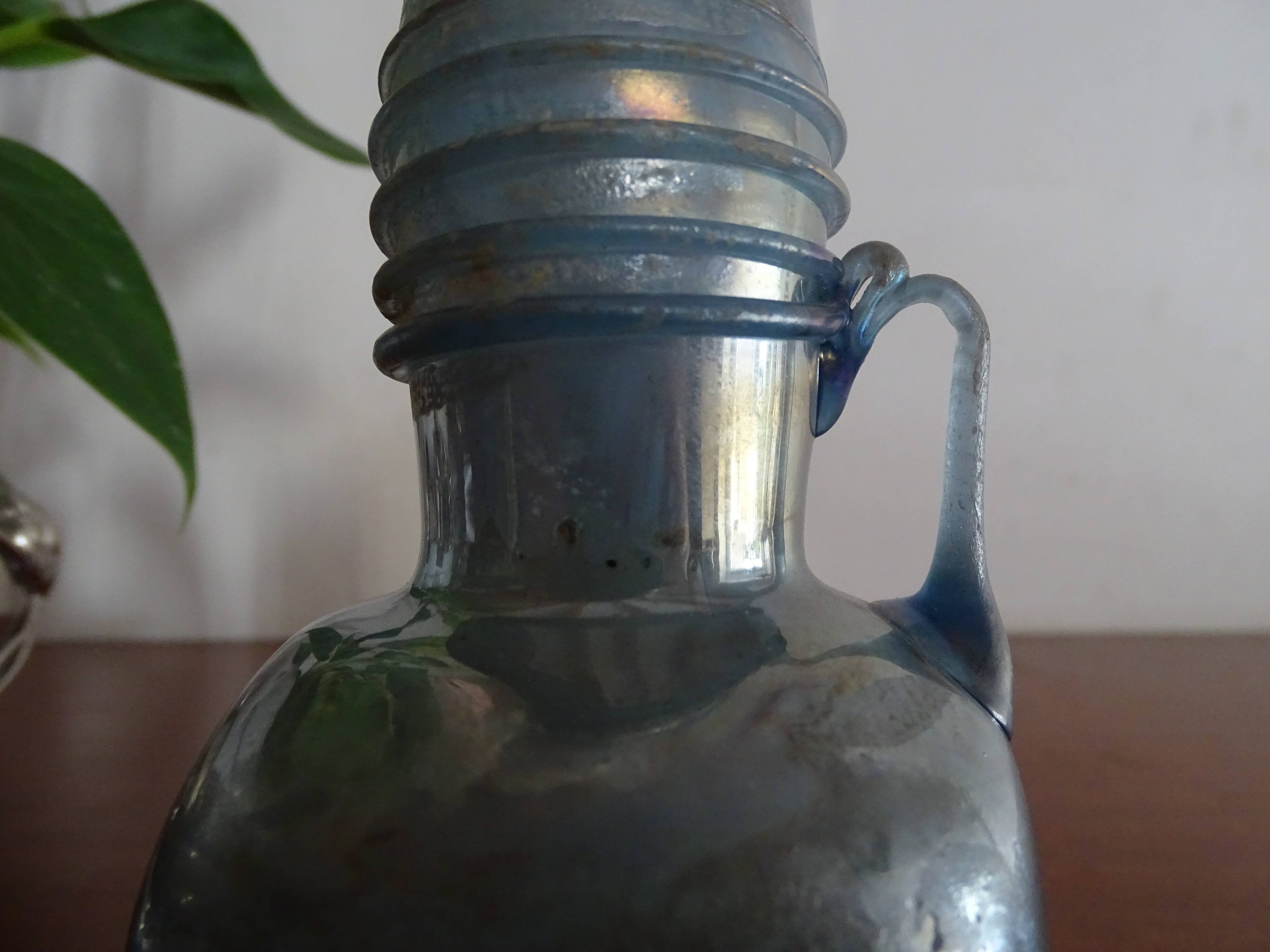 Vase Scavo Seguso Vetri d'Arte iridescent glass Murano 1950