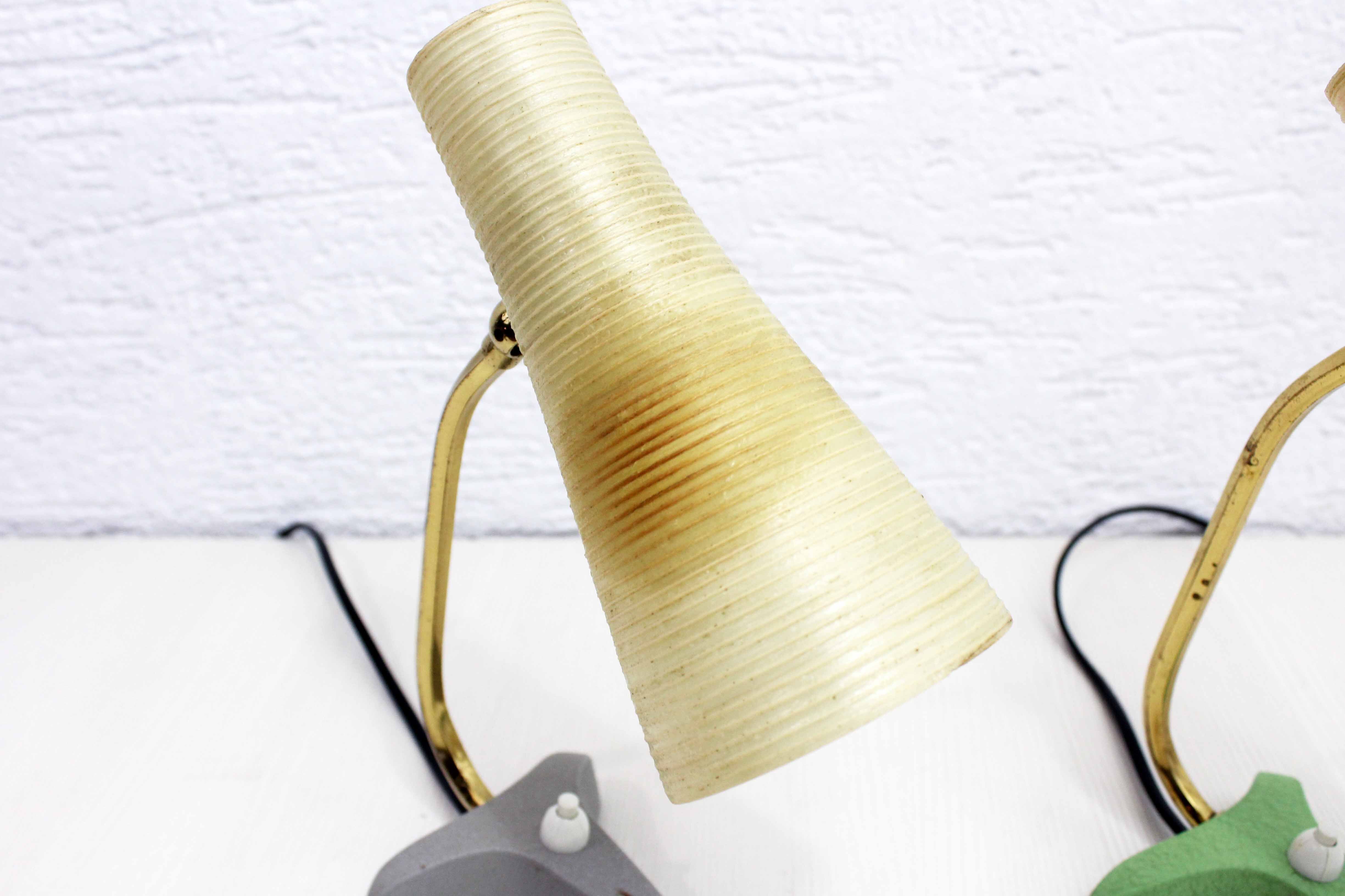 Paire de lampes de chevet Louis Kalff