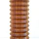 Vintage turned wood lamp base by Charles Dudouyt from the 1940s-1950s.