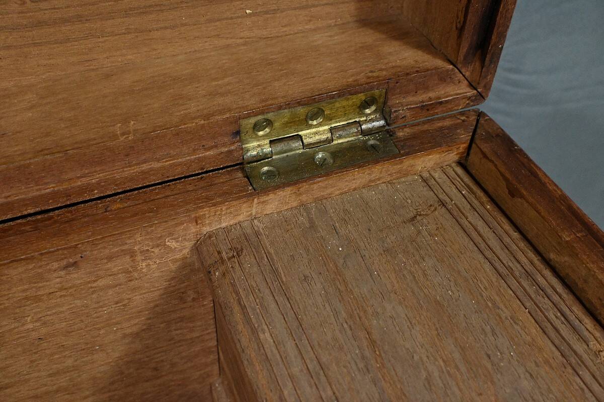Large Teak Marine Chest – Late 19th Century
