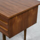 Classic vintage mid-century scandinavian modern teak desk with drawers, 1960s