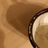 Vase basket Massier glazed ceramic Vallauris