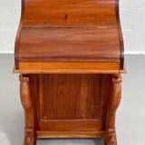20th century Davenport desk with walnut piano top