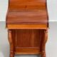 20th century Davenport desk with walnut piano top
