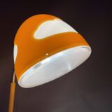 Gooseneck orange table lamp by Henrik Preutz