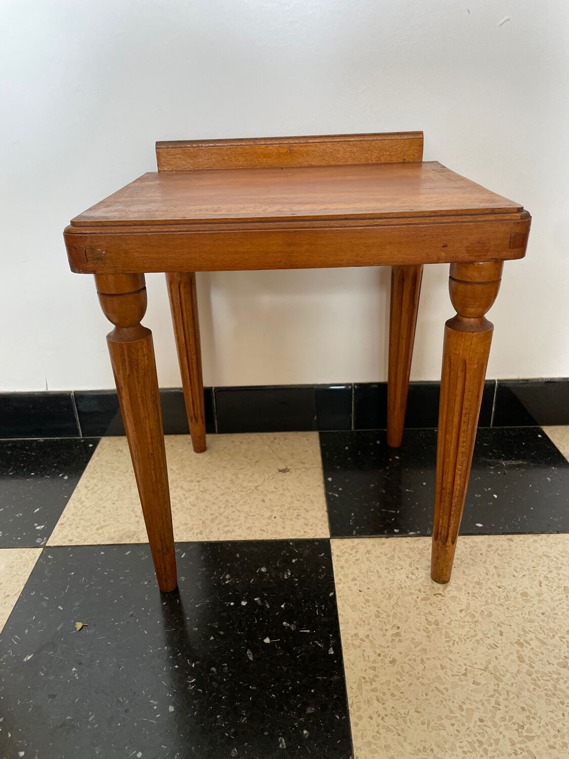 Fluted bedside table