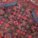 Handmade vintage Persian Malayer rug 129cm x 219cm 1960s