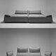Highlands Sofa by P. Urquiola