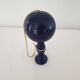 Old wooden Bilboquet - dark blue color Height 19 Cm