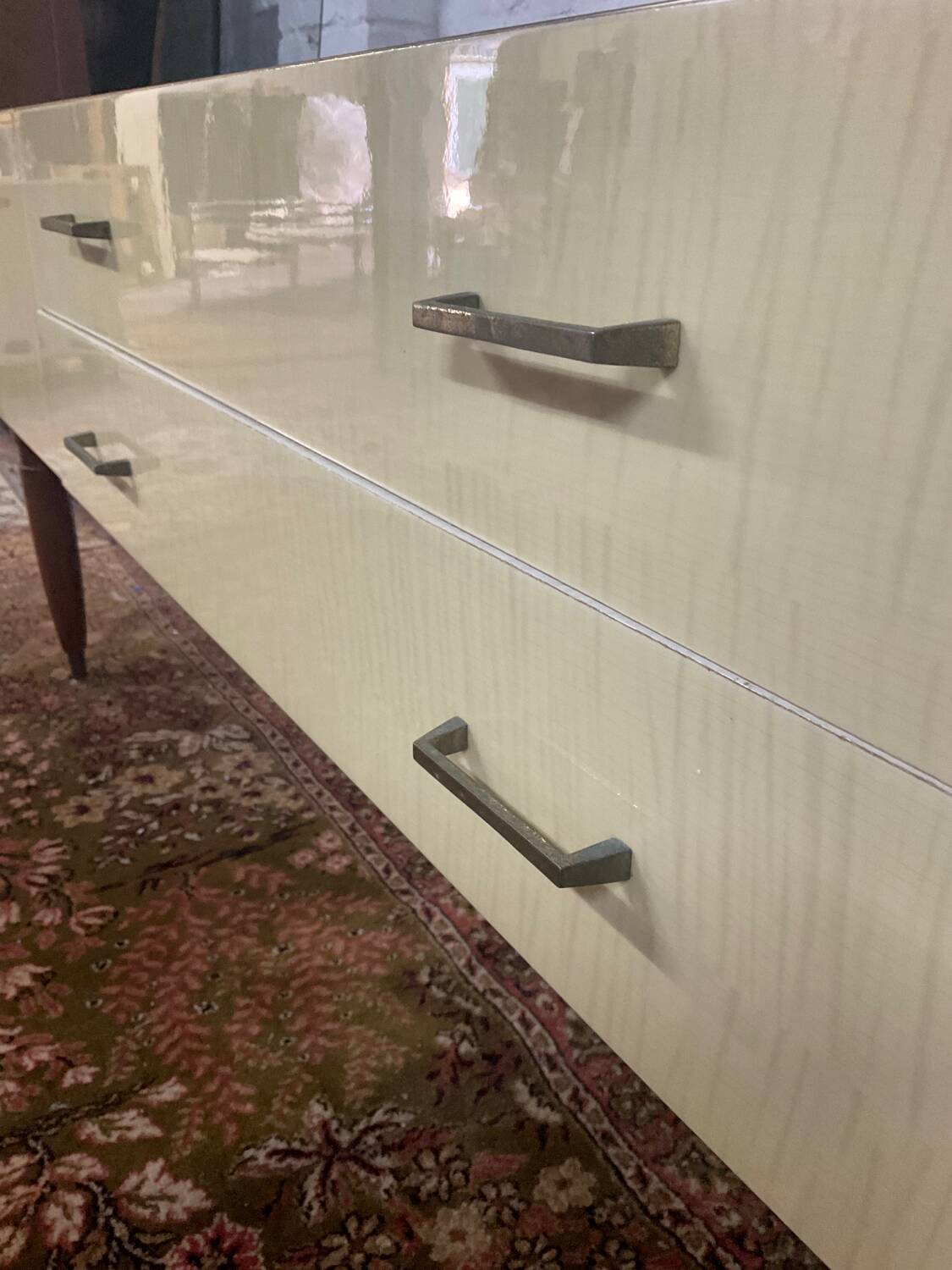 Vintage teak TV cabinet sideboard