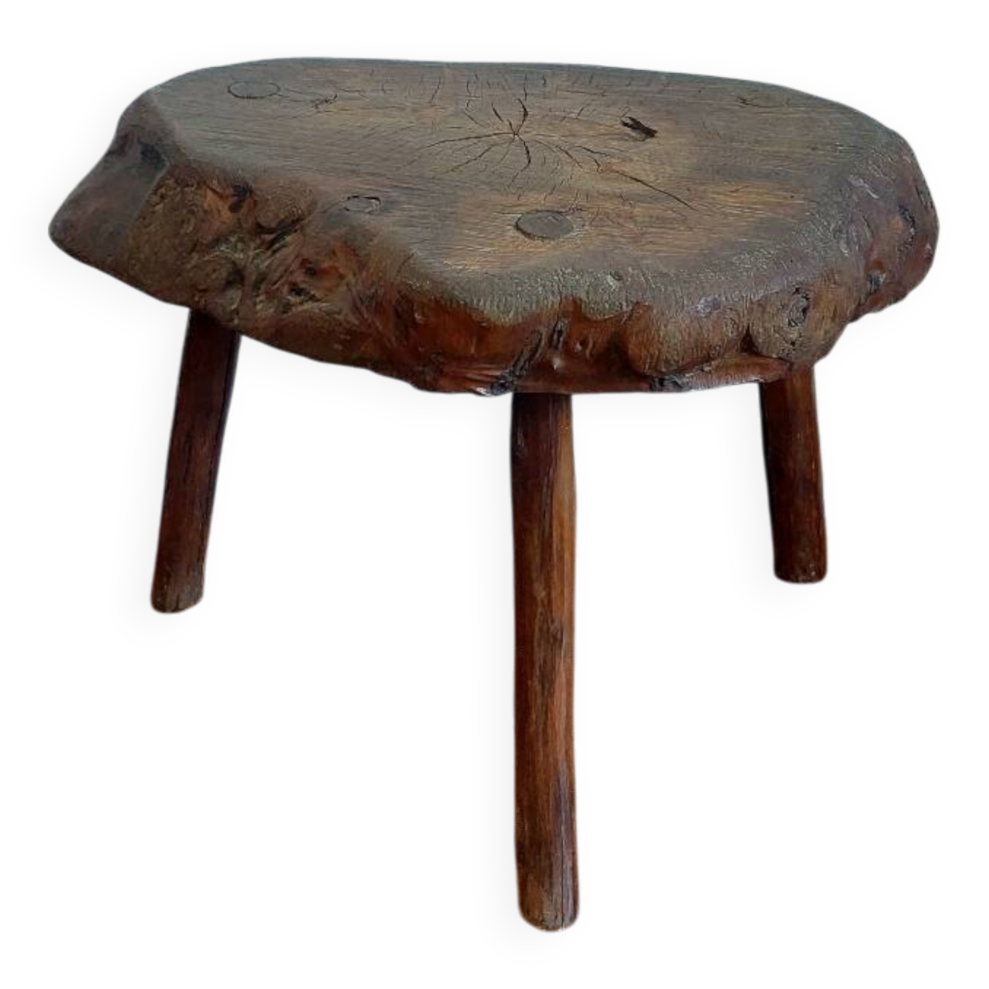 Vintage Brutalist Stool