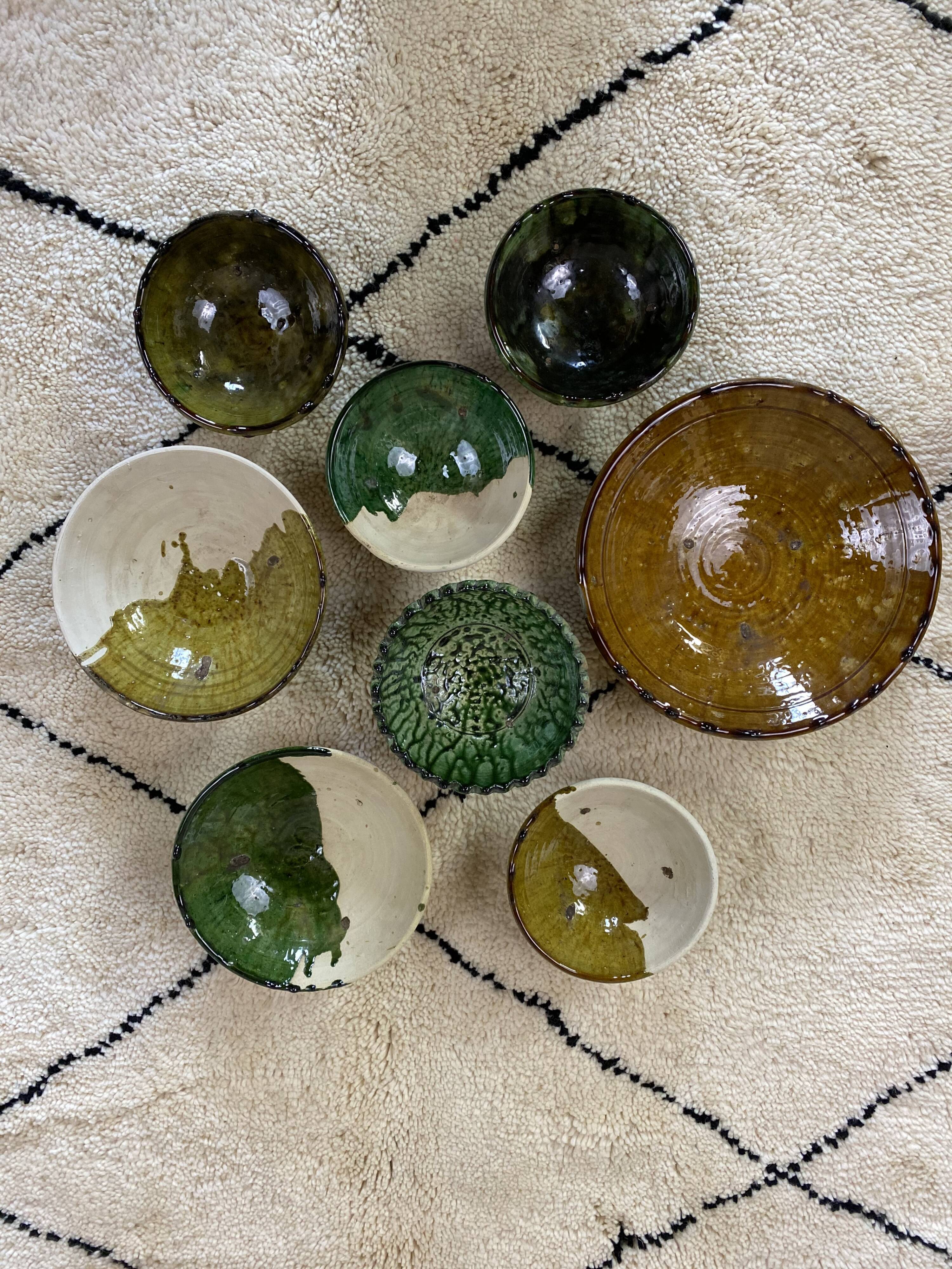 Glazed terracotta bowl