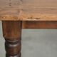 Antique English 19th-century farmhouse dining table made of pinewood