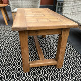 Antique oak coffee table
