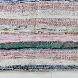 5x8 Colorful Soft Color Turkish Kilim Rug,166x257Cm
