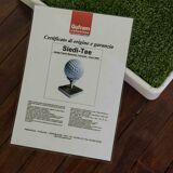 Sedie-Tee seat produced by Gufram in form of a golf ball set on a tee