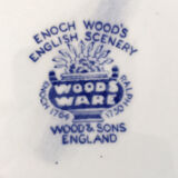 Set of 2 plates Woods & Sons England "Enoch Woods - Ennglish Scenery"
