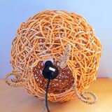 Rattan ball lamp