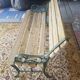Banc en fonte et bois