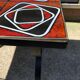 Wrought iron coffee table ceramic 60
