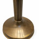 Art Deco votive candle holder in brass and frosted glass, 1920.