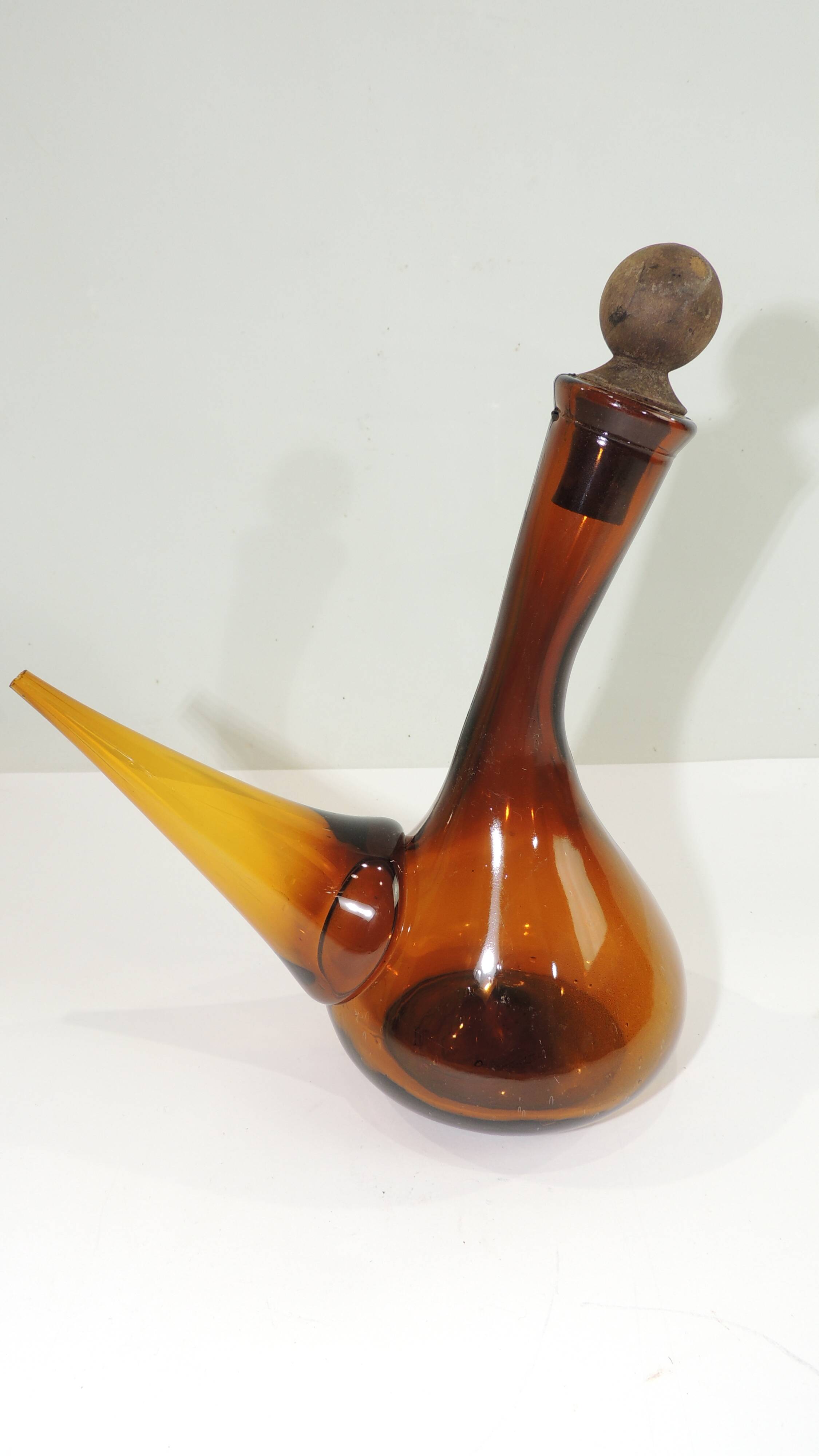 Porron verre soufflé/décanteur /carafe /pichet/vintage