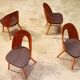 Set of 4 Antonin Suman chairs for Tatra Nabytok 1960