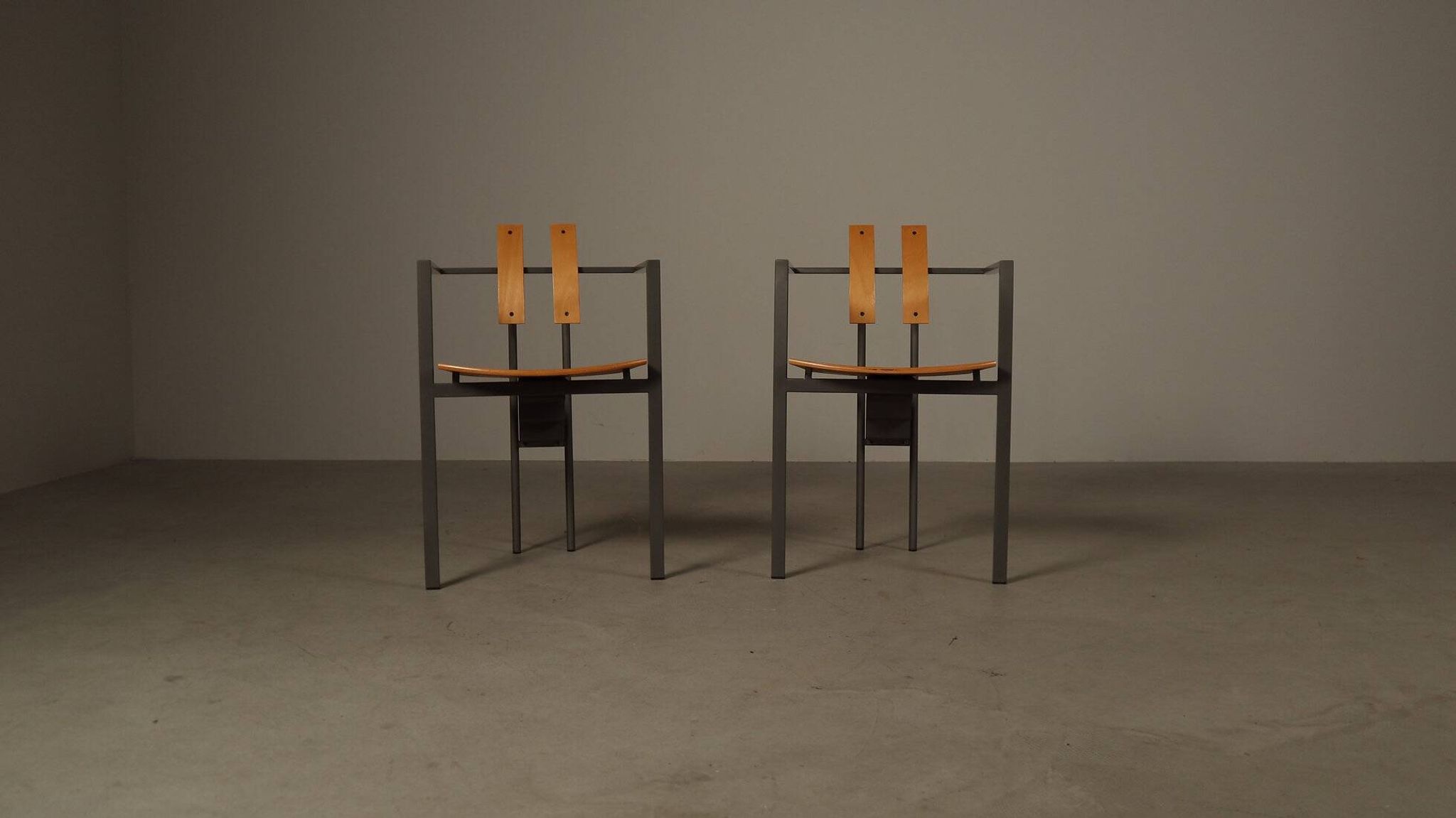 Set of six Trix chairs by Karl-Friedrich Förster for KFF, Germany, 1980s