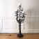 Lampadaire floral vintage design 1970
