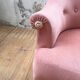 Fauteuil crapaud rose