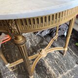 Console louis xvi estampille au fer chaud bardie