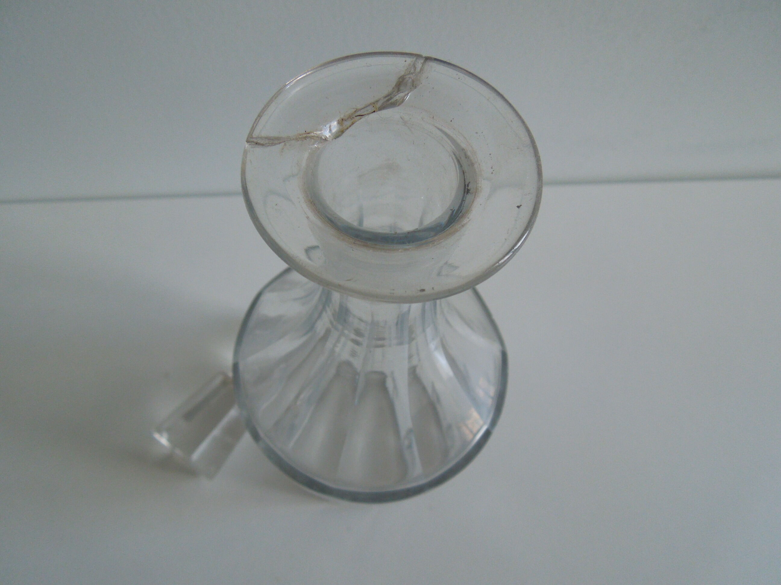 small glass carafe