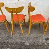 4 Luterma banana bistro chairs