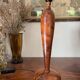 Pied de lampe en ronce de noyer style Art déco 40cm