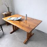 Mountain furniture table made of solid pine
