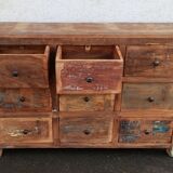 Wooden chest of drawers 9 drawers