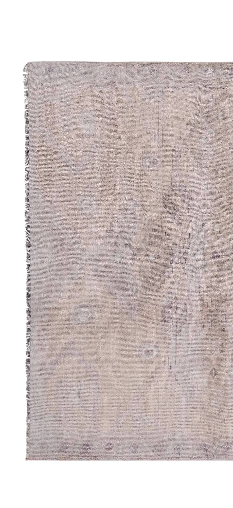 Vintage Turkish rug handmade 154x309 cm
