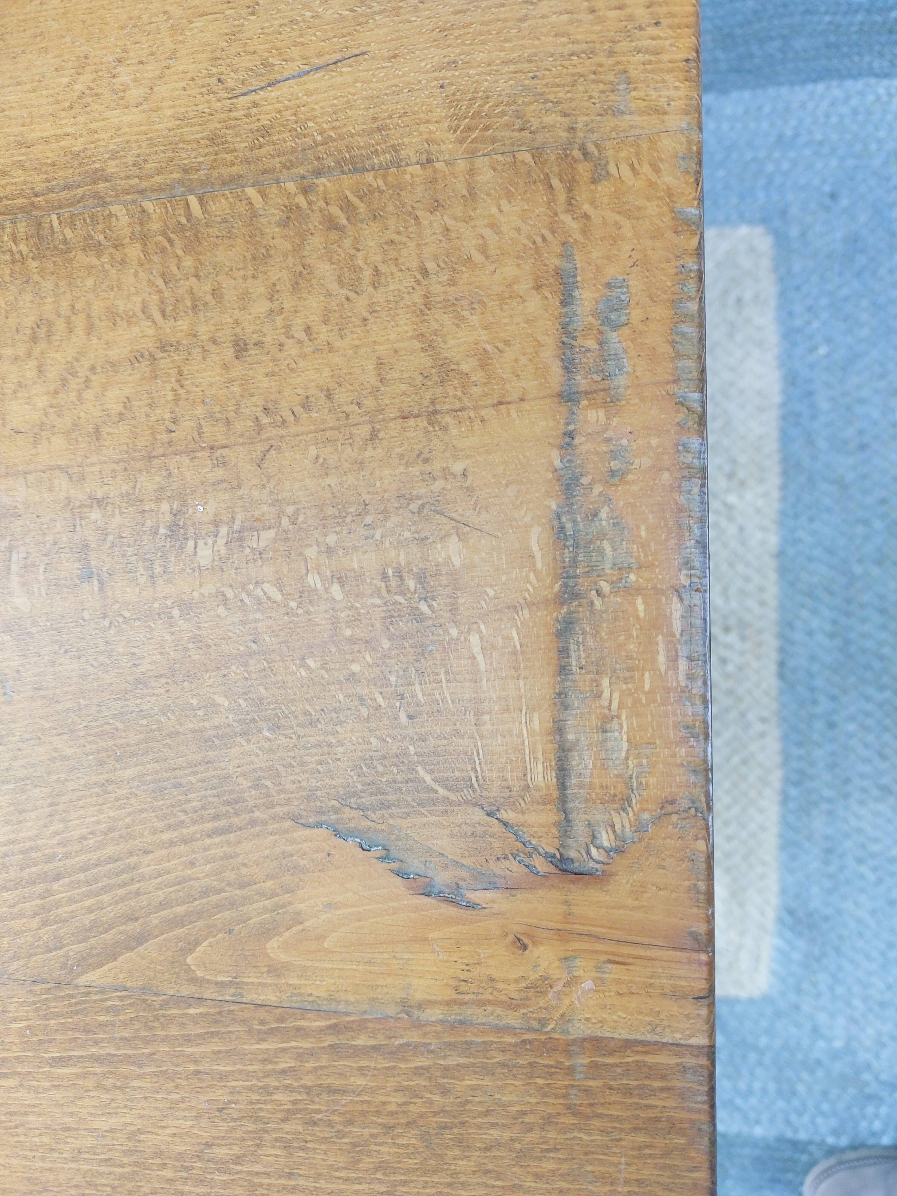 wooden table with extensions